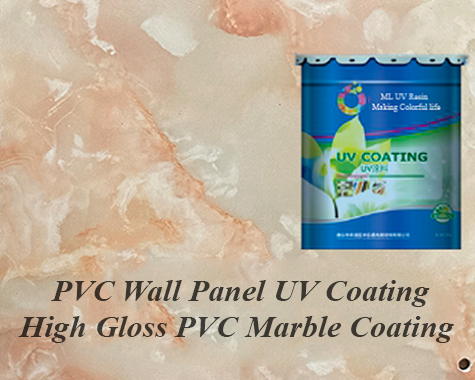 Mile PVC Wall panel uv coating - High gloss PVC Marble Coating